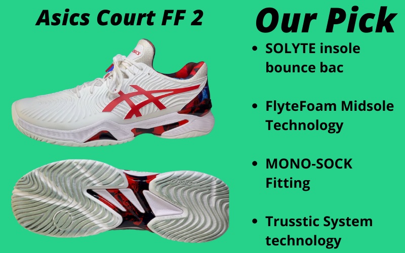 Asics Court FF2 Tennis Shoes, Our Choice, Top Tennis Shoes For Women