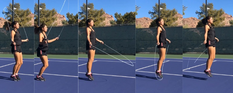 Tennis Jumping Rope Drill
