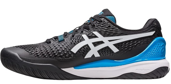 top tennis shoes, Asics Gel Resolution 9, best court shoes for tennis
