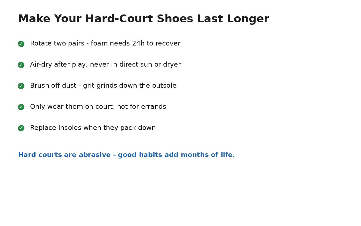 Tennis shoes air drying after cleaning