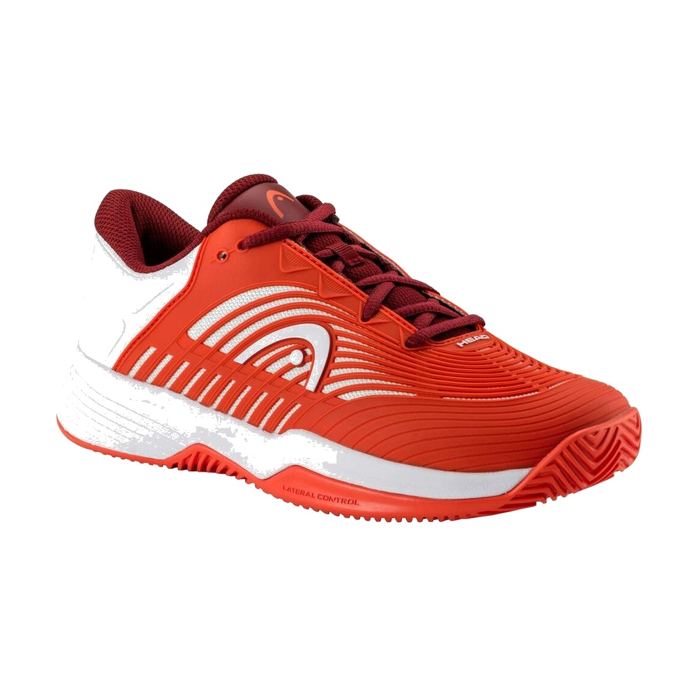 HEAD Junior Revolt Pro 4.5 tennis shoe, side view on white background.